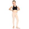 image:imageOh So Soft Girls Leggings Soft Stretch Kids Leggings for Kids Footless Breathable Ankle Length Size 216Cream