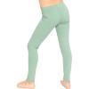 image:imageOh So Soft Girls Leggings Soft Stretch Kids Leggings for Kids Footless Breathable Ankle Length Size 216Sage Green