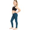 image:imageOh So Soft Girls Leggings Soft Stretch Kids Leggings for Kids Footless Breathable Ankle Length Size 216Teal