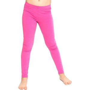 image:imageOh So Soft Girls Leggings Soft Stretch Kids Leggings for Kids Footless Breathable Ankle Length Size 216Neon Hot Pink