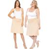 image:imageSTRETCH IS COMFORT Womens amp Plus Size Knee and Ankle Length Ruched Waist Flowy Skirt  Soft amp Lightweight  Sizes S  5XBeige