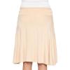 image:imageSTRETCH IS COMFORT Womens amp Plus Size Knee and Ankle Length Ruched Waist Flowy Skirt  Soft amp Lightweight  Sizes S  5XBeige
