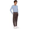 image:imageSTRETCH IS COMFORT Boys Slim Fit Jogger Play Pants  Soft PullOn Lounge Bottoms  Everyday School or Playwear  XSXLBrown