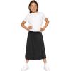 image:imageSTRETCH IS COMFORT Girls Midi Length Aline Skirt with Builtin Shorts  Size 416Black