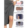 image:imageSTRETCH IS COMFORT Girls Midi Length Aline Skirt with Builtin Shorts  Size 416Pink Cherries