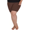 image:imageSTRETCH IS COMFORT Womens Ultra Buttery Smooth Cotton Leggings  Small to 5XBrown