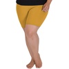 image:imageSTRETCH IS COMFORT Womens Ultra Buttery Smooth Cotton Leggings  Small to 5XMustard Yellow