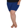 image:imageSTRETCH IS COMFORT Womens Ultra Buttery Smooth Cotton Leggings  Small to 5XNavy Blue
