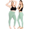 image:imageSTRETCH IS COMFORT Womens Ultra Buttery Smooth Cotton Leggings  Small to 5XSage Green