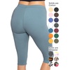 image:imageSTRETCH IS COMFORT Womens Ultra Buttery Smooth Cotton Leggings  Small to 5XSlate Blue