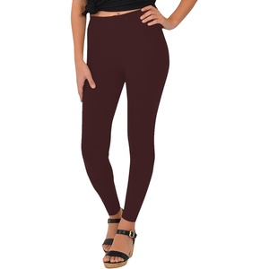 image:imageSTRETCH IS COMFORT Womens Ultra Buttery Smooth Cotton Leggings  Small to 5XBrown