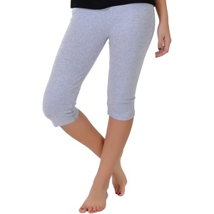 image:imageSTRETCH IS COMFORT Womens Ultra Buttery Smooth Cotton Leggings  Small to 5XHeather Gray
