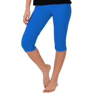 image:imageSTRETCH IS COMFORT Womens Ultra Buttery Smooth Cotton Leggings  Small to 5XRoyal Blue