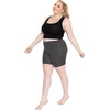 image:imageSTRETCH IS COMFORT Womens Plus Size Cotton Biker Shorts  Cotton  XLarge  7XPolkadot