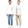image:imageSTRETCH IS COMFORT Mens Oh So Soft Long Sleeve Top Crew Neck and Turtleneck  Small  5XReindeer
