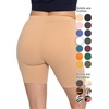 image:imageSTRETCH IS COMFORT Womens Biker Shorts Plus Size Cotton Spandex  Gym Work Out Sports Recreation Bike Running Shorts WomenBeige