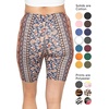 image:imageSTRETCH IS COMFORT Womens Biker Shorts Plus Size Cotton Spandex  Gym Work Out Sports Recreation Bike Running Shorts WomenBoho Natural Floral