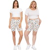 image:imageSTRETCH IS COMFORT Womens Biker Shorts Plus Size Cotton Spandex  Gym Work Out Sports Recreation Bike Running Shorts WomenButterfly