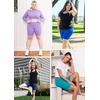 image:imageSTRETCH IS COMFORT Womens Biker Shorts Plus Size Cotton Spandex  Gym Work Out Sports Recreation Bike Running Shorts WomenHeather Gray