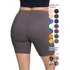 image:imageSTRETCH IS COMFORT Womens Biker Shorts Plus Size Cotton Spandex  Gym Work Out Sports Recreation Bike Running Shorts WomenStone Gray
