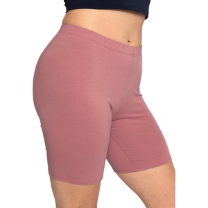 image:imageSTRETCH IS COMFORT Womens Biker Shorts Plus Size Cotton Spandex  Gym Work Out Sports Recreation Bike Running Shorts WomenDark Mauve