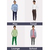 image:imageSTRETCH IS COMFORT Boys Slim Fit Jogger Play Pants  Soft PullOn Lounge Bottoms  Everyday School or Playwear  XSXLKelly Green