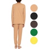 image:imageSTRETCH IS COMFORT Boys Thermal Set Long Sleeve Top with Jogger Pants  Crew Neck or Hoodie  Thermal Underwear For Kids SetBeige