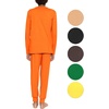image:imageSTRETCH IS COMFORT Boys Thermal Set Long Sleeve Top with Jogger Pants  Crew Neck or Hoodie  Thermal Underwear For Kids SetOrange