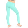 image:imageSTRETCH IS COMFORT Girls Cotton Leggings Kids Toddler Footless Pants 216  Soft durable pullon fit elastic waistband school play active days under dresses easy care washable everyday layeringMint