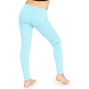 image:imageSTRETCH IS COMFORT Girls Cotton Leggings Kids Toddler Footless Pants 216  Soft durable pullon fit elastic waistband school play active days under dresses easy care washable everyday layeringSky Blue
