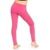 image:imageSTRETCH IS COMFORT Girls Cotton Leggings Kids Toddler Footless Pants 216  Soft durable pullon fit elastic waistband school play active days under dresses easy care washable everyday layeringHot Pink