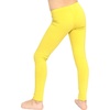 image:imageSTRETCH IS COMFORT Girls Cotton Leggings Kids Toddler Footless Pants 216  Soft durable pullon fit elastic waistband school play active days under dresses easy care washable everyday layeringYellow