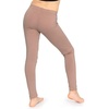 image:imageSTRETCH IS COMFORT Girls Cotton Leggings Kids Toddler Footless Pants 216  Soft durable pullon fit elastic waistband school play active days under dresses easy care washable everyday layeringMocha