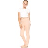 image:imageSTRETCH IS COMFORT Girls Cotton Leggings Kids Toddler Footless Pants 216  Soft durable pullon fit elastic waistband school play active days under dresses easy care washable everyday layeringBeige Fleece