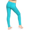image:imageSTRETCH IS COMFORT Girls Cotton Leggings Kids Toddler Footless Pants 216  Soft durable pullon fit elastic waistband school play active days under dresses easy care washable everyday layeringTurquoise