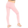 image:imageSTRETCH IS COMFORT Girls Cotton Leggings Kids Toddler Footless Pants 216  Soft durable pullon fit elastic waistband school play active days under dresses easy care washable everyday layeringLight Pink