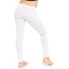 image:imageSTRETCH IS COMFORT Girls Cotton Leggings Kids Toddler Footless Pants 216  Soft durable pullon fit elastic waistband school play active days under dresses easy care washable everyday layeringWhite