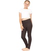 image:imageSTRETCH IS COMFORT Girls Cotton Leggings Kids Toddler Footless Pants 216  Soft durable pullon fit elastic waistband school play active days under dresses easy care washable everyday layeringBrown Fleece