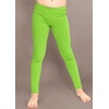 image:imageSTRETCH IS COMFORT Girls Cotton Leggings Kids Toddler Footless Pants 216  Soft durable pullon fit elastic waistband school play active days under dresses easy care washable everyday layeringLime Green