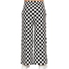 image:imageSTRETCH IS COMFORT Girls Cotton Wide Leg Pants  PullOn Style with Pockets  Soft Stretch Everyday Wear  Youth XSC16Black White Checkered