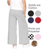 image:imageSTRETCH IS COMFORT Girls Cotton Wide Leg Pants  PullOn Style with Pockets  Soft Stretch Everyday Wear  Youth XSC16Heather Gray