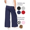 image:imageSTRETCH IS COMFORT Girls Cotton Wide Leg Pants  PullOn Style with Pockets  Soft Stretch Everyday Wear  Youth XSC16Navy Blue