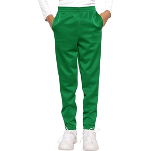 image:imageSTRETCH IS COMFORT Boys Slim Fit Jogger Play Pants  Soft PullOn Lounge Bottoms  Everyday School or Playwear  XSXLKelly Green