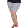 image:imageSTRETCH IS COMFORT Womens Ultra Buttery Smooth Cotton Leggings Knee Length Leggings or Shorts  Small to 5XHeather Gray