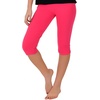 image:imageSTRETCH IS COMFORT Womens Ultra Buttery Smooth Cotton Leggings Knee Length Leggings or Shorts  Small to 5XHot Pink