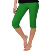 image:imageSTRETCH IS COMFORT Womens Ultra Buttery Smooth Cotton Leggings Knee Length Leggings or Shorts  Small to 5XKelly Green
