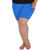 image:imageSTRETCH IS COMFORT Womens Ultra Buttery Smooth Cotton Leggings Knee Length Leggings or Shorts  Small to 5XOcean Blue