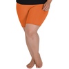 image:imageSTRETCH IS COMFORT Womens Ultra Buttery Smooth Cotton Leggings Knee Length Leggings or Shorts  Small to 5XOrange