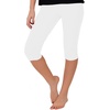 image:imageSTRETCH IS COMFORT Womens Ultra Buttery Smooth Cotton Leggings Knee Length Leggings or Shorts  Small to 5XWhite