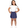 image:imageGirls ALine Short Skirt with Builtin Shorts  Size 416Navy Blue